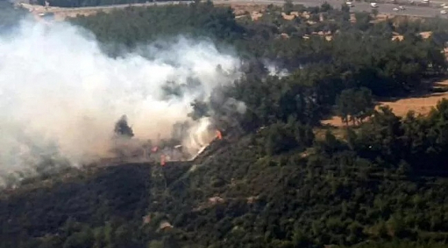Buca'da çıkan yangın kontrol altında