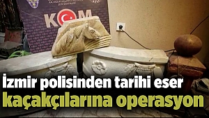 İzmir polisinden tarihi eser kaçakçılarına operasyon