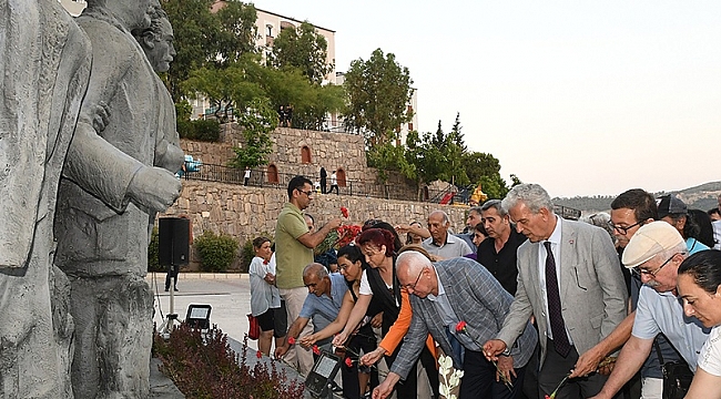 Karabağlar Madımak'ta yitirilen canları andı