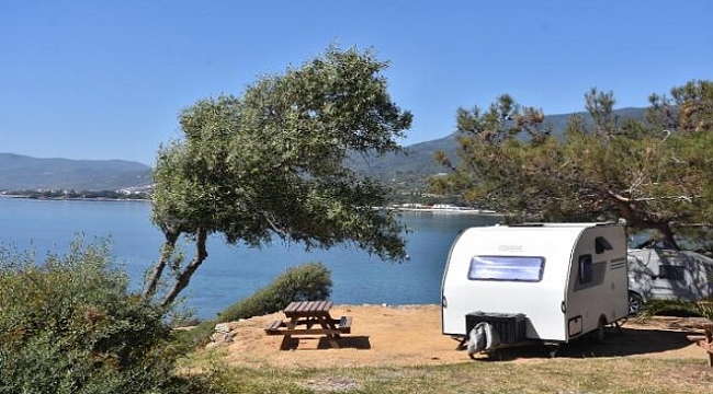 O ilçede Kamusal alanda çadır ve karavan yasağı