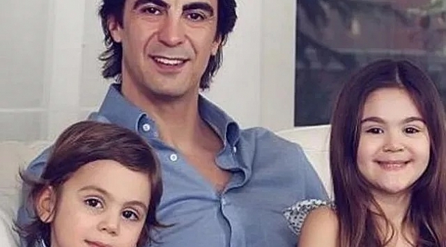 Tatil keyfi! Oğlu babasının boyuna ulaştı