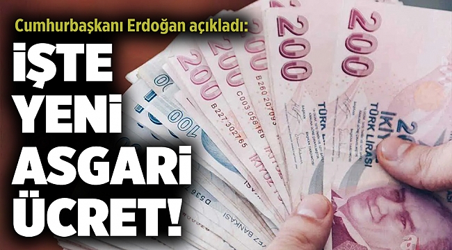 Asgari ücret zammı belli oldu