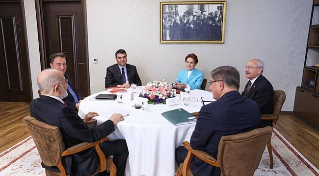 6&#039;lı Masa’dan ortak Cumhurbaşkanı adayı açıklaması