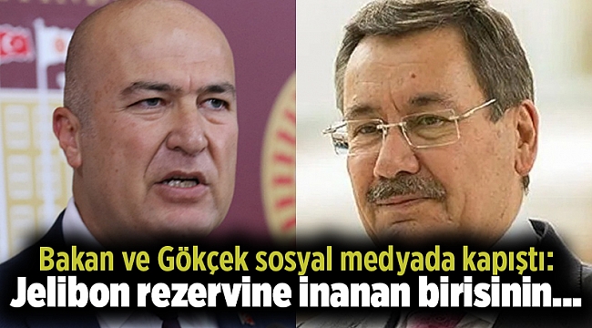 Bakan ve Gökçek sosyal medyada kapıştı: Jelibon rezervine inanan birisinin...