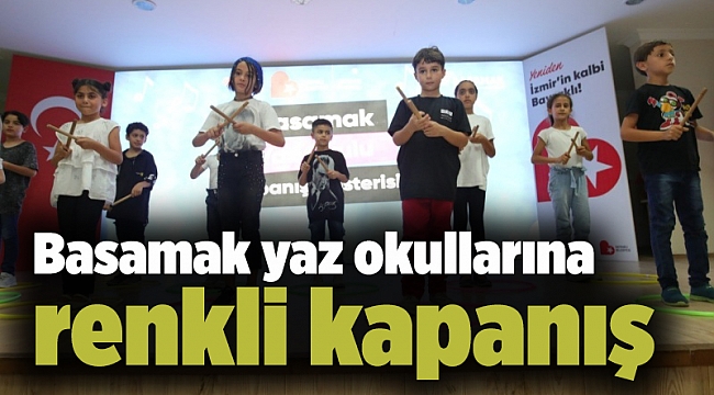 Basamak yaz okullarına renkli kapanış