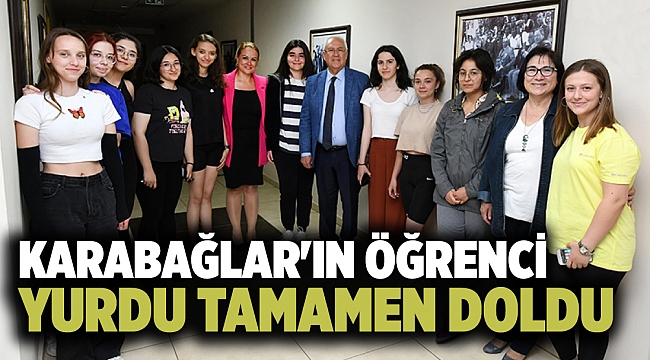 Karabağlar&#039;ın öğrenci yurdu tamamen doldu
