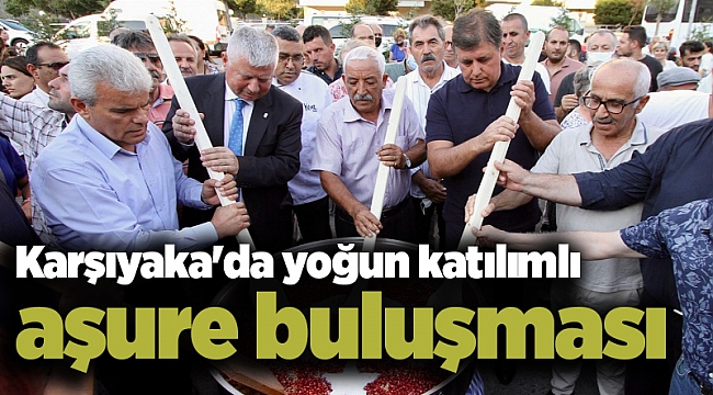 Karşıyaka'da yoğun katılımlı aşure buluşması