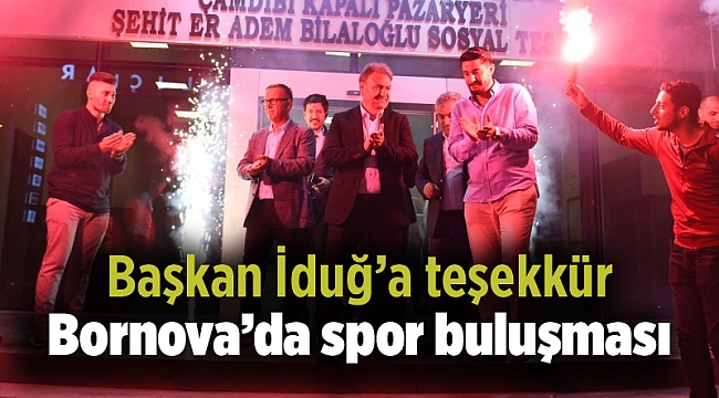 Bornova’da spor buluşması