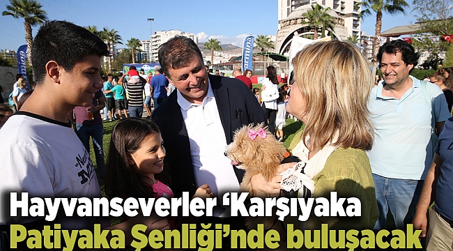 Hayvanseverler ‘Karşıyaka Patiyaka Şenliği’nde buluşacak