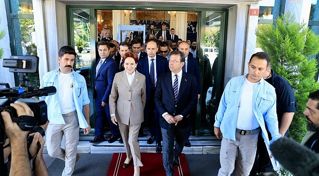 İYİ Parti lideri Akşener, Ekrem İmamoğlu'nu ziyaret etti