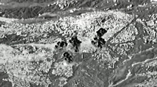 Kandil'deki terör yuvaları işte böyle vuruldu!