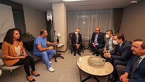 Kılıçdaroğlu, Ednan Arslan'ı hastanede ziyaret etti