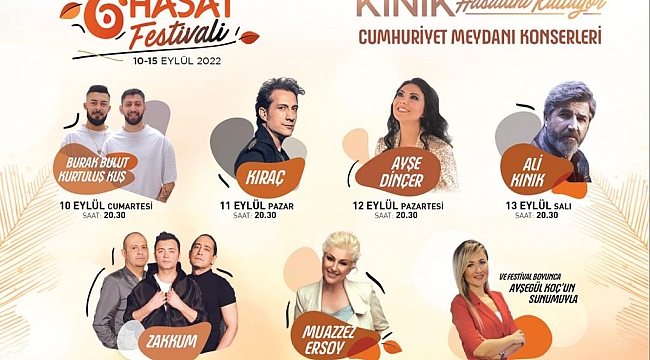Kınık 6. Hasat Festivali&#039;ne hazırlanıyor
