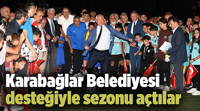 Sezonu Karabağlar Belediyesi desteğiyle açtılar
