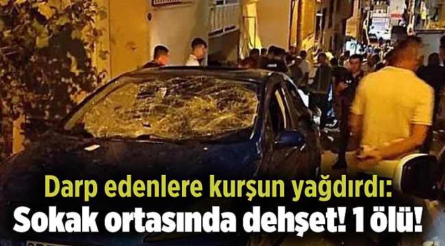 Sokak ortasında dehşet! Darp edenlere kurşun yağdırdı: 1 ölü!