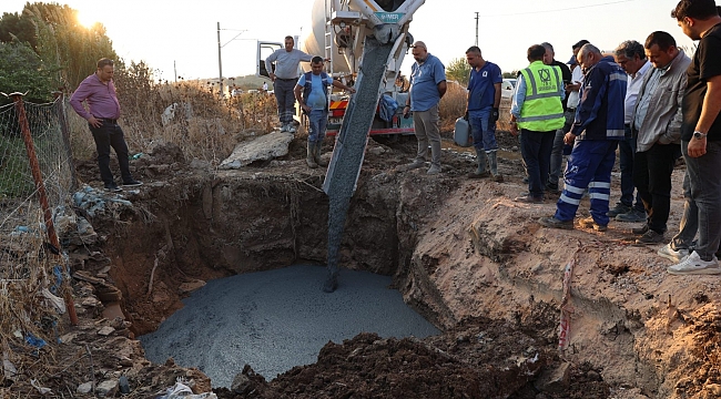 Arıza giderildi, hatta su verilmeye başlandı