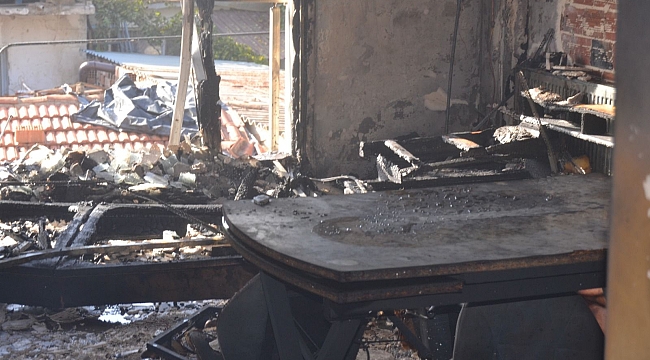 Boşanma aşamasındaki eşinin evini yakan şahıs yakalandı