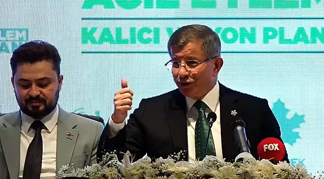 Davutoğlu: &#039;Türkiye Yüzyılı&#039; sansür yasalarıyla değil, özgür düşünceyle yazılacak