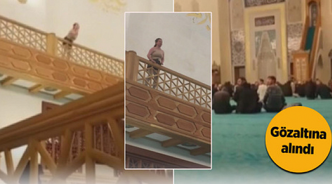 Kandil gecesi camiye gidip vatandaşlara küfürler yağdırdı!