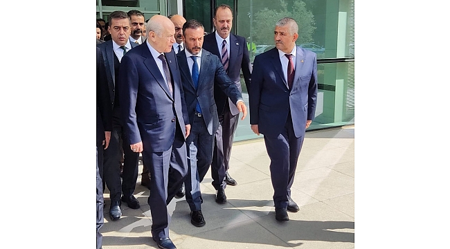 MHP Genel Başkanı Devlet Bahçeli İzmir&#039;de