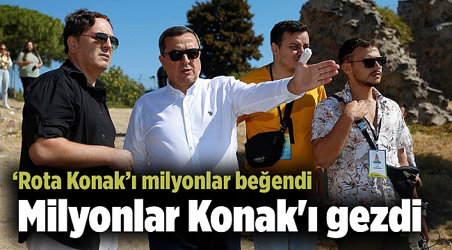 Milyonlar Konak'ı gezdi