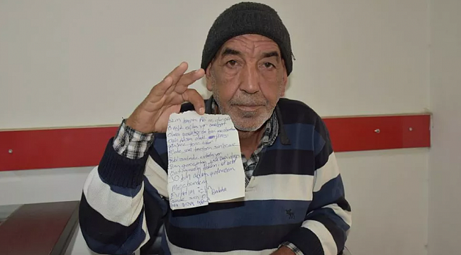 Çaldığı paranın 50 bin TL&#039;sini geri getirdi, bir de not bıraktı: Şov yapma