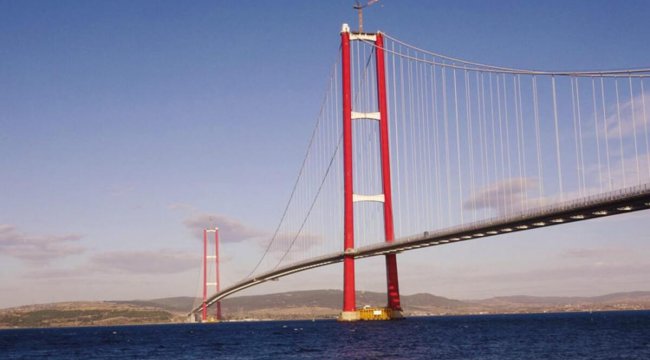 Çanakkale Köprüsü’nde ‘top mermisi’ hazırlığı