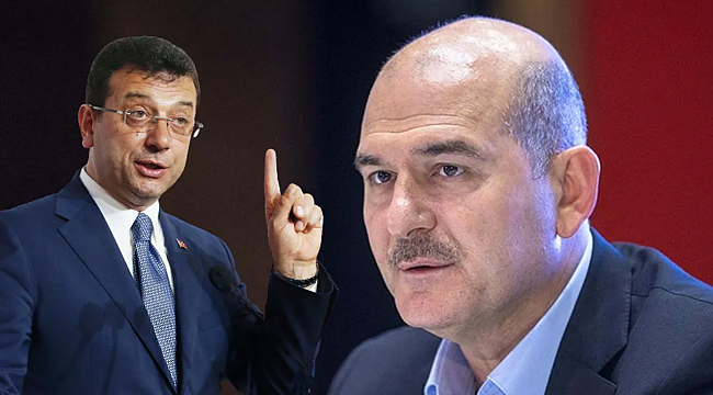 İmamoğlu Soylu&#039;ya yüklendi : Ülke adına güvenlik tehdidi olan bir zattır