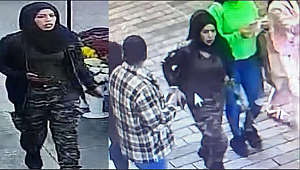 Kadın teröristin İstiklal Caddesi'ne bombayı bırakıp kaçtığı en net görüntü yayınlandı