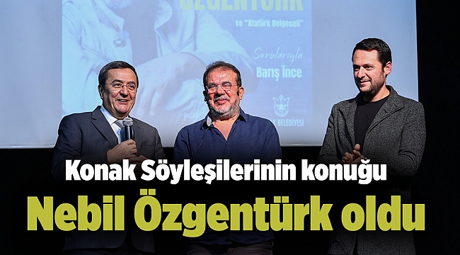Konak Söyleşilerinin konuğu Nebil Özgentürk oldu