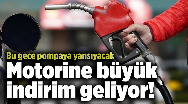 Motorine büyük indirim geliyor!