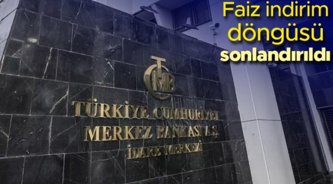 Son dakika... 26 ay sonra bir ilk! Merkez Bankası faizi tek haneye indirdi... Faiz indirim döngüsü sona erdi