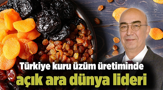Türkiye kuru üzüm üretiminde açık ara dünya lideri