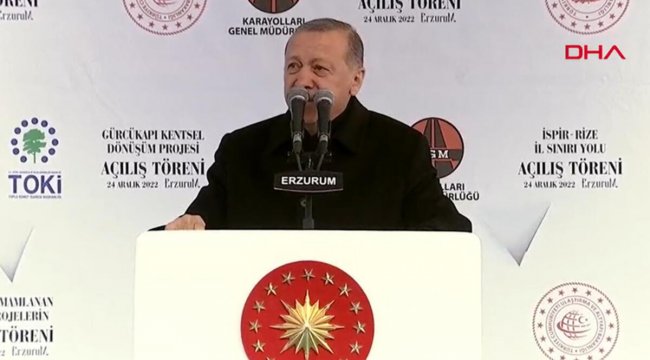 Cumhurbaşkanı Erdoğan: Pazartesi günü yeni müjde vereceğiz