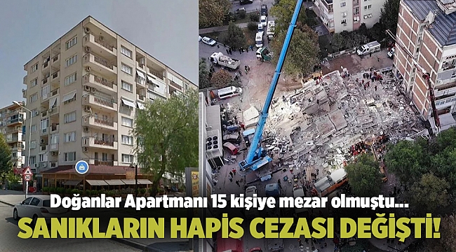 Doğanlar Apartmanı 15 kişiye mezar olmuştu, sanıkların hapis cezası değişti!