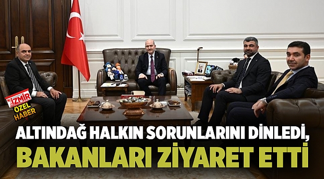 Hüsamettin Altındağ, halkın sorunlarını dinledi, Bakanları ziyaret etti!