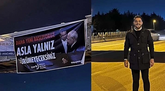 İmamoğlu’na destek pankartı asan CHP’li başkan gözaltına alındı