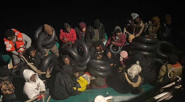 İzmir’de 101 göçmen kurtarıldı