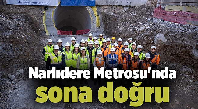 Narlıdere Metrosu'nda sona doğru