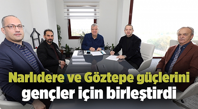 Narlıdere ve Göztepe güçlerini gençler için birleştirdi