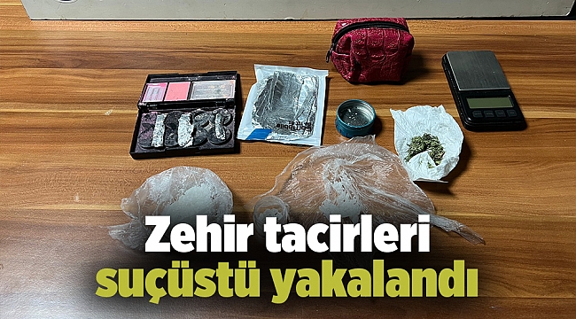 Zehir tacirleri suçüstü yakalandı