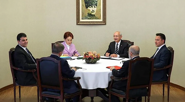 Altılı Masa ilk kez cumhurbaşkanı adayı ismini konuşmak için toplandı