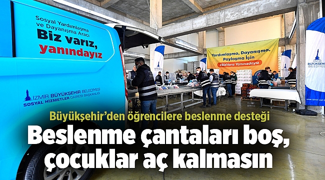 Beslenme çantaları boş, çocuklar aç kalmasın