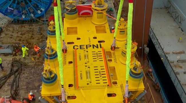 Çepni deniz tabanına indi