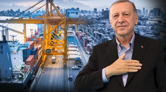 Erdoğan 'Cumhuriyet tarihinin rekoru' diyerek açıkladı: 2022'de ihracat yüzde 12,9 arttı