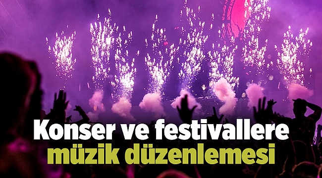 Konser ve festivallere müzik düzenlemesi