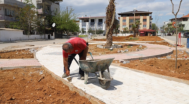 Menderes Belediyesi&#039;nden ilçeye bin 600 metrekare yeni yeşil alan
