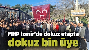 MHP İzmir’de dokuz etapta dokuz bin üye