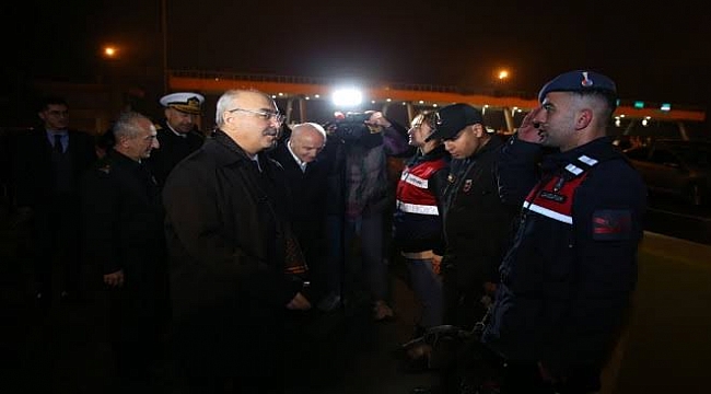 Vali Köşger'den İzmir'de yılbaşı denetimi raporu