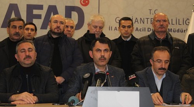 Bakan Kurum hasarlı bina sayısını açıkladı